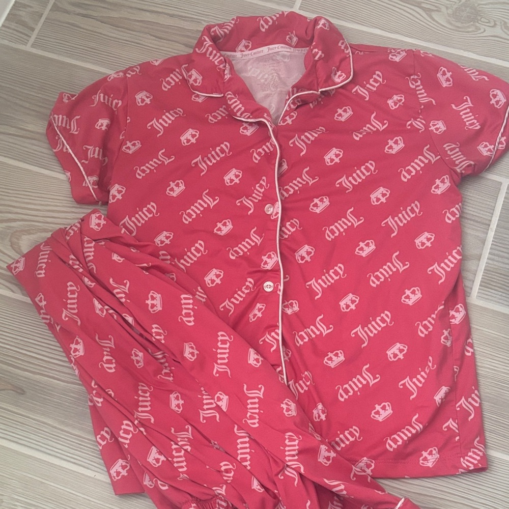 Juicy Couture Kids Pajama Set - Pink